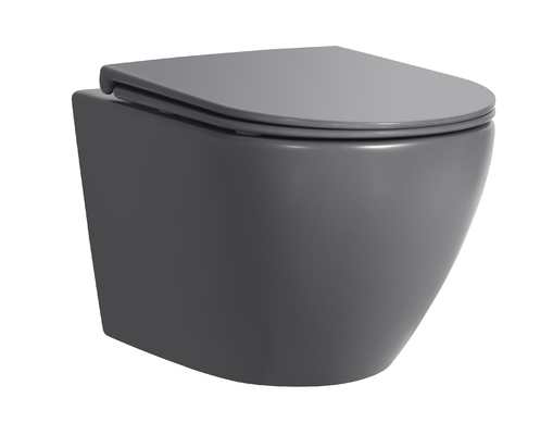 European Style Simple Sanitary Ware Bathroom Ceramic WC White Rimless Wall Hung Floating Toilets