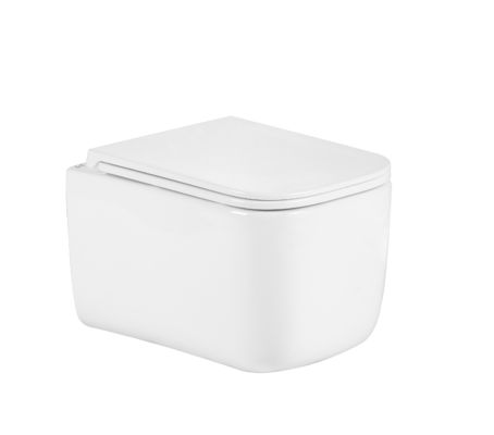 Wholesale Square Shape Washdown Tornado Flush Porcelain Bathroom Sanitary Ware Wall Hung Floating Toilet Closet