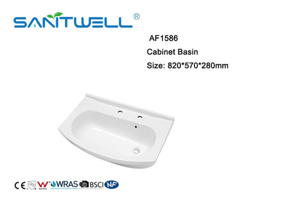 Ceramic Cabinet Sanitary Ware Basin For Bathroom Hand Wash Solid Surface