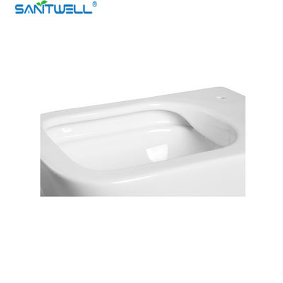 Sanitwell SWJ0525 Bathroom wc white toilet bowl rimless flush