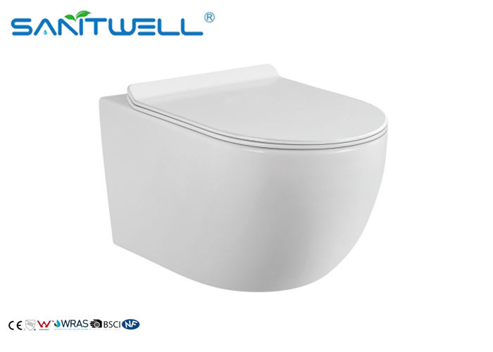 P trap Wall Mounted WC Class white ceramic material SWF325 molde