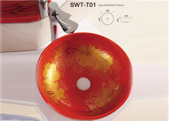 New Economical Vitreous China Hand Wash Basin With Contemporary Design