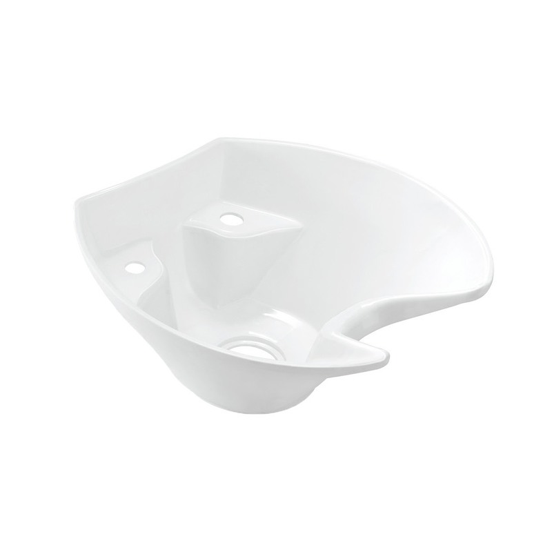 White Ceramic shampoo bowl wash basin for beauty